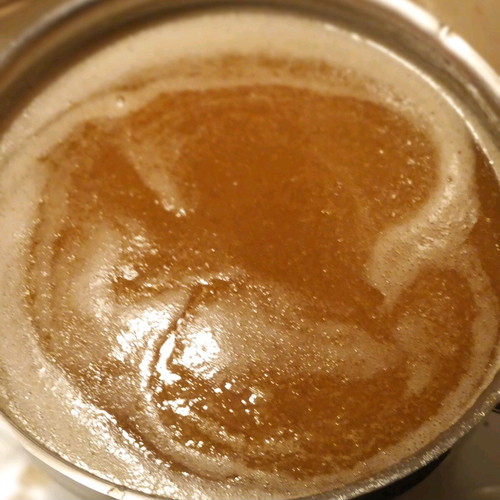 Organic homemade plum jam