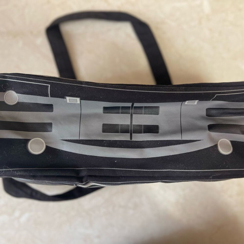 Boombox NYC Parcel Handbag with Built-in Stereo Speakers New