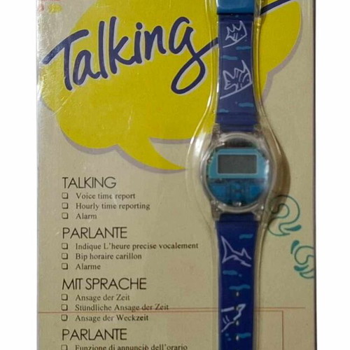Vintage digital wristwatch from the 90s new collectible with talking function