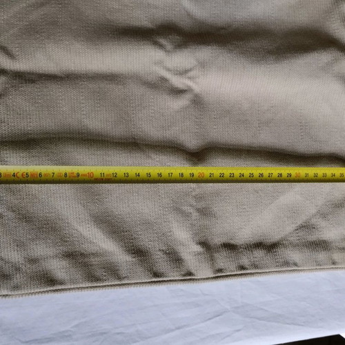 Decorative pillow used, cover only, beige