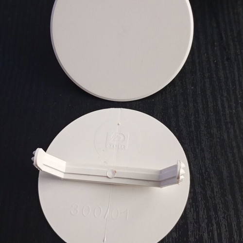Dabler cover for electrical box with ears, white, 300/01, pack of 5