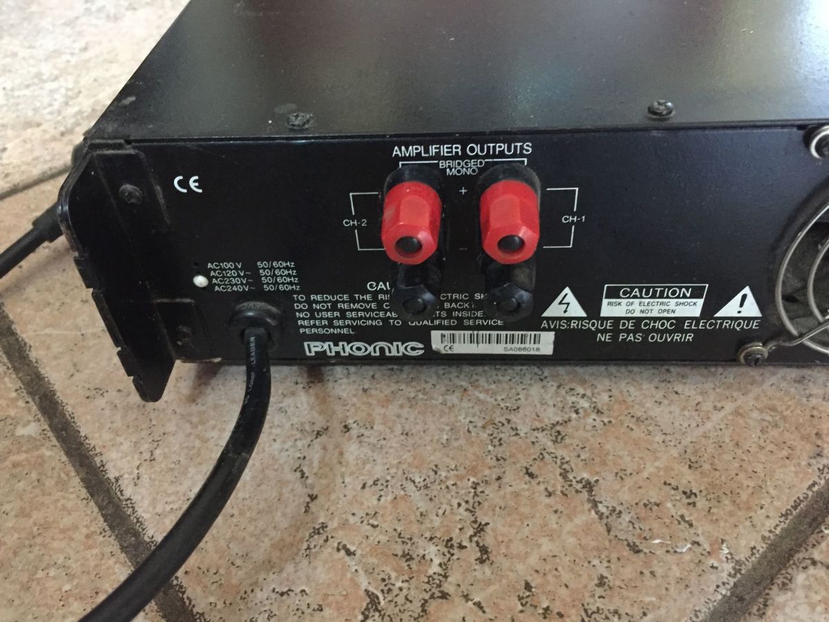 Phonic MAR 4 vintage power amplifier used - € 135,00 - Vendora.cy