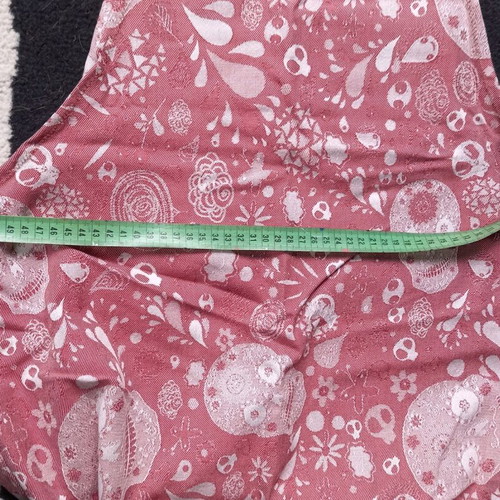 Large bag with skulls new, pink and orange