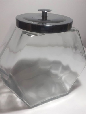 Vintage candy jar used
