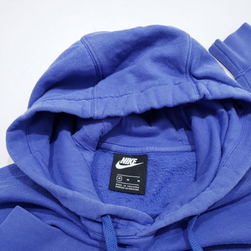 Nike BV2654 NSW Club Hoodie men's sweatshirt, blue, size M