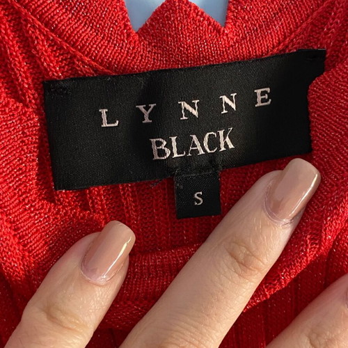 Lynne Lurex summer dress like new, red, size S