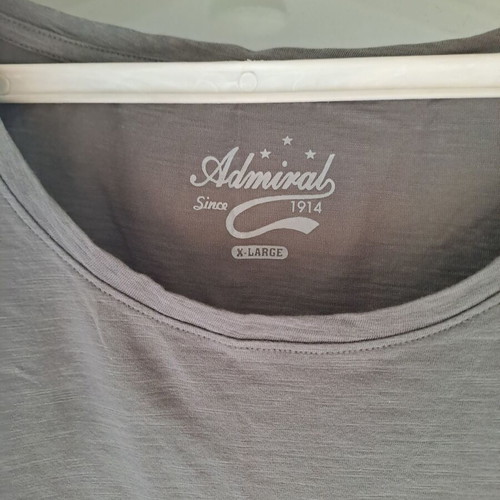 Admiral cotton women's sports shirt size L like new, gray