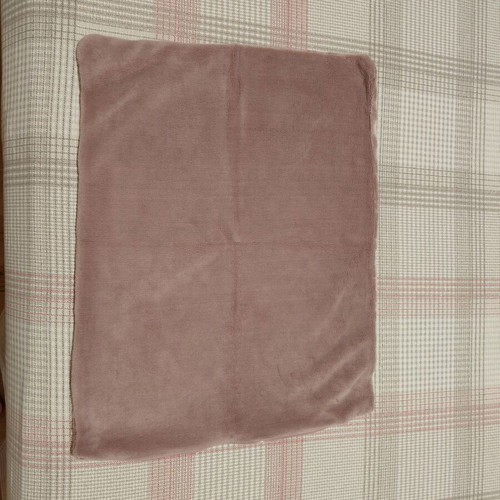 Fur pillowcase NEF NEF color dusty apple new, double-sided 48x64 cm