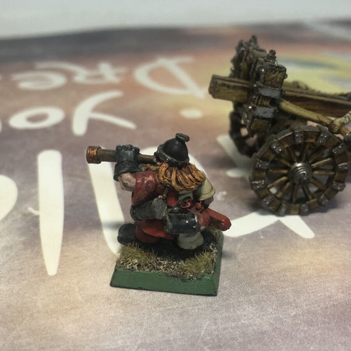 Warhammer Fantasy Battles Dwarf Bolt Thrower with Crew metal