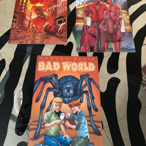 Bad World 1-3 set of 3 comics new, Warren Ellis, Avatar Comics