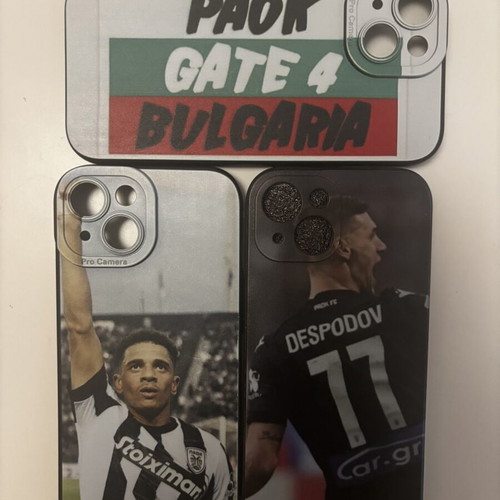 PAOK iPhone 15 cases, set of 3