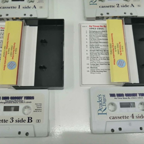 The Bing Crosby Years cassette set like new, classical music