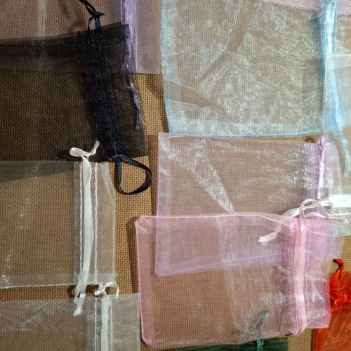 Pouches pack of 15, various colors and sizes like new