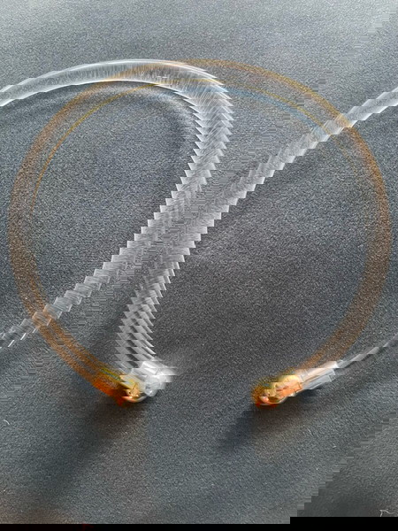 ILIAS LALAOUNIS Silver plexiglass necklace