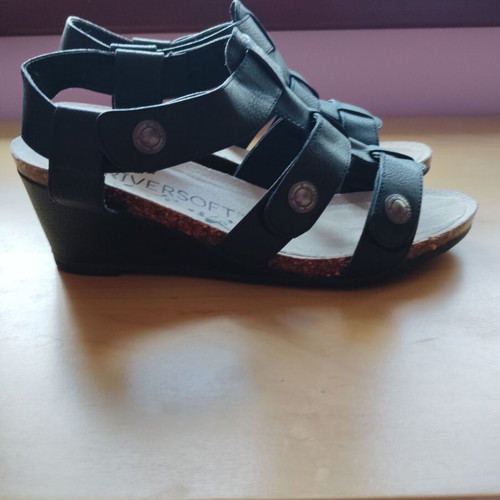 Women's sandals new, size 42, dark gray