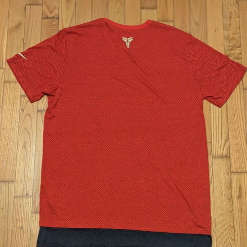 Nike Kobe Mamba 24 Men's Basketball Dri-FIT Tee XL, red and gold