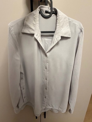 Sisley women's shirt used, size S-M, light gray
