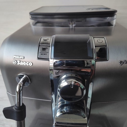 Philips Saeco Syntia Inox automatic coffee machine, stainless steel