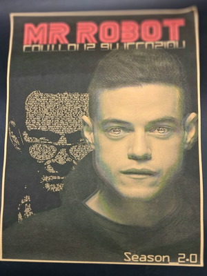 Συλλεκτική αφίσα Mr. Robot Season 2.0 μεταχειρισμένη, 30x41 εκ