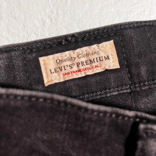 Levi's Skinny Jeans Black 2023 Like New, Worn Once