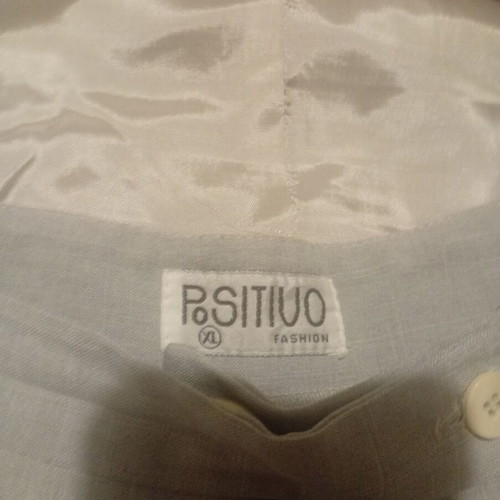 Positivo suit like new, long jacket large, straight pants XL