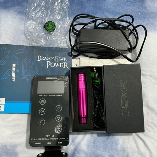 Mast P10 tattoo machine like new with power supply