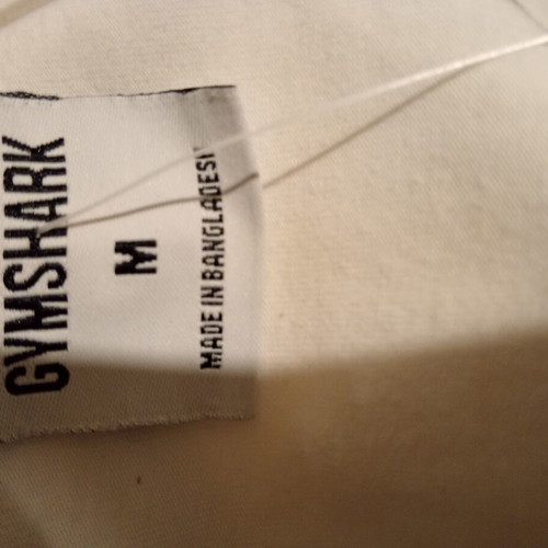 Gymshark sleeveless fitness t-shirt M, like new, white