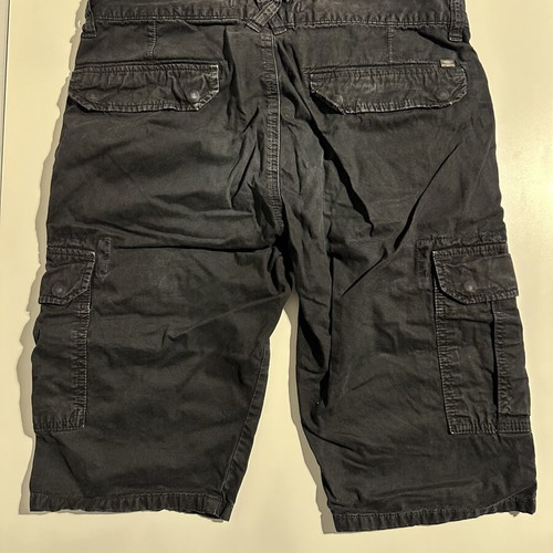 Edward Jeans black cargo bermuda shorts used, size S