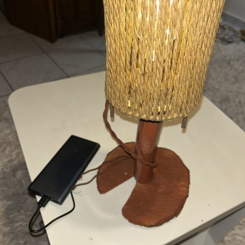 Usb rustic lamp set of 2, 30 cm, new