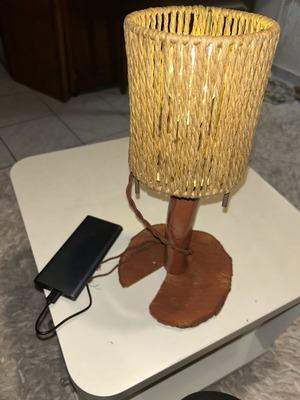 Usb rustic lamp set of 2, 30 cm, new