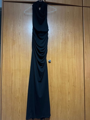 Zara halter dress new, black, size XS