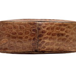 Salvatore Ferragamo vintage δερμάτινη τσάντα ώμου μεταχειρισμένη, καφέ