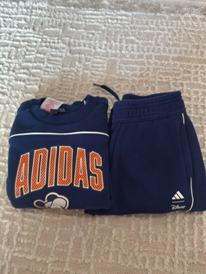 Σετ φόρμες Adidas για αγοράκι 4-5 χρονών 110 cm σαν καινούργιο, μπλε