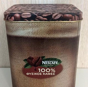 Μεταλλικό κουτί Nescafe Classic 100% Φυσικός Καφές