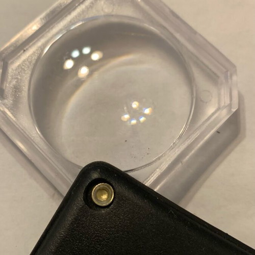 Magnifying glass used
