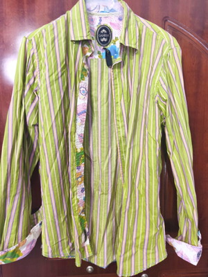 Ganesh long sleeve cotton shirt size L like new