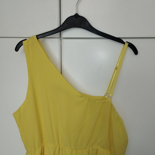 Matis yellow dress like new, asymmetrical, size L