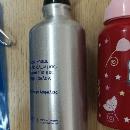 Set of 3 New Water Bottles Hello Kitty, Aluminum, Foldable
