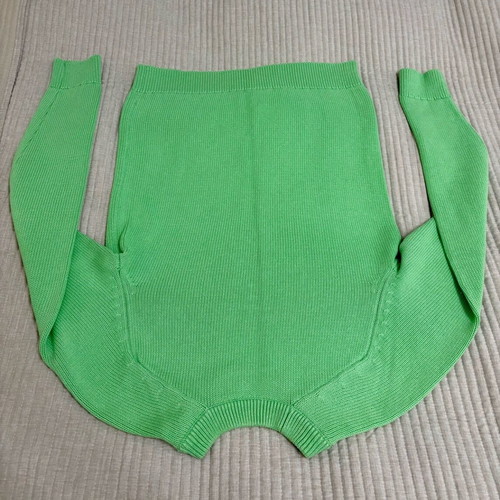 Zara green cotton sweater new, size M 38-40