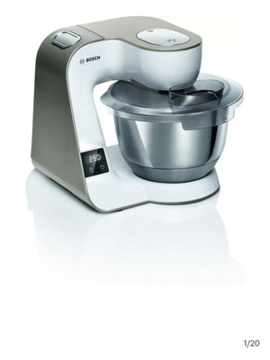 Bosch MUM 5 Serie 4 κουζινομηχανή 1000W με ανοξείδωτο κάδο 3.9lt, λευκή