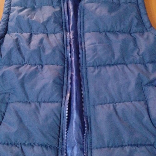 Polyester jacket like new, size M, blue