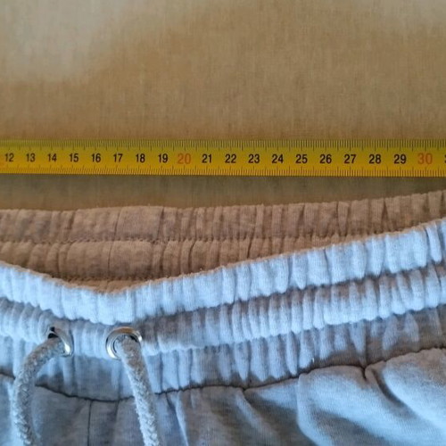 Zara fleece pants M gray like new