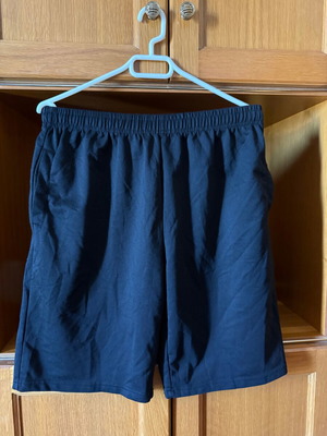 Men's athletic bermuda shorts new, black, size 3XL