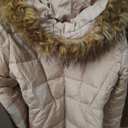 Calvin Klein down jacket with fur and thick lining, size L