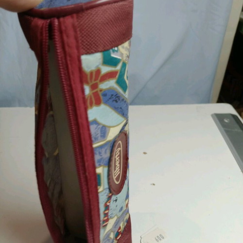 Liberty barrel pencil case with zipper, new, 90s decade