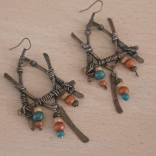 Handmade boho earrings