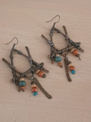Handmade boho earrings