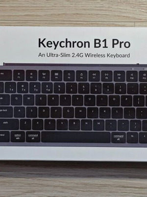 Keychron B1 Pro wireless keyboard new, ultra-slim with 1200h battery