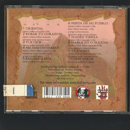 INTI Madre Tierra CD used, Latin