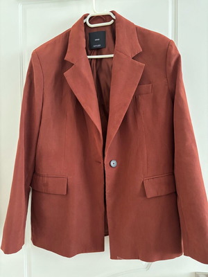 Mango women's jacket new oversized terracotta size M
